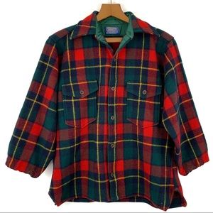 *sold* Vintage collared Pendleton plaid coat